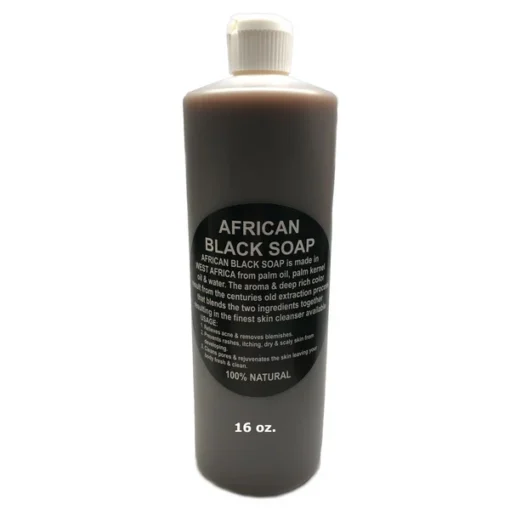 Liquid African Black Soap 16oz